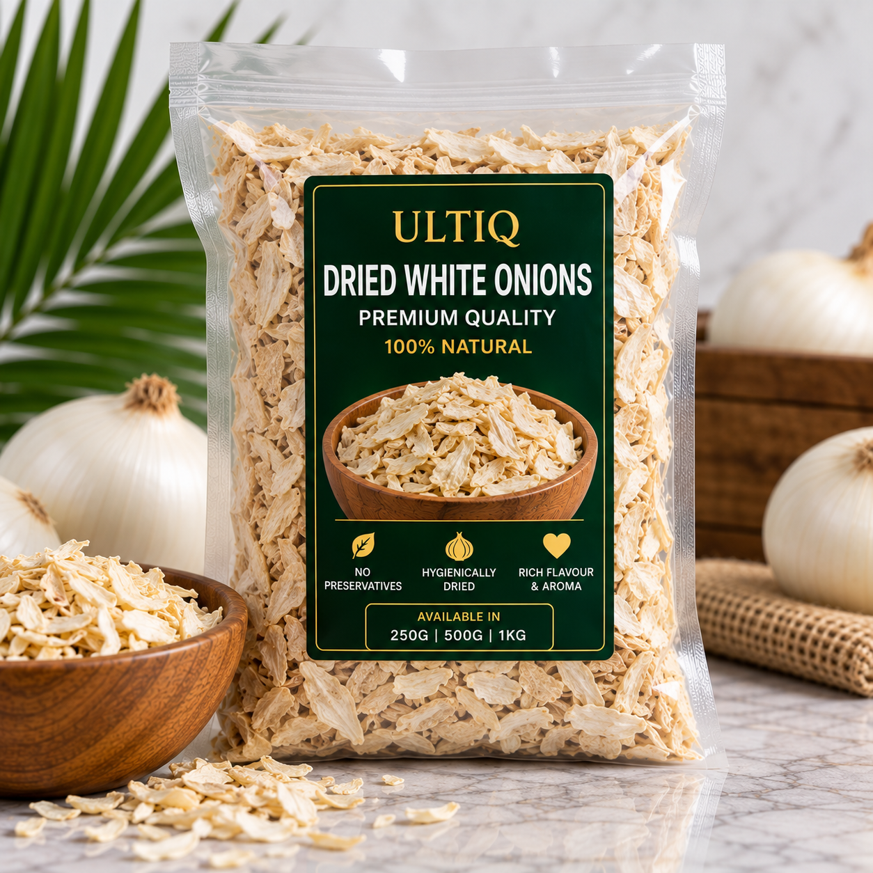 Dried White Onions